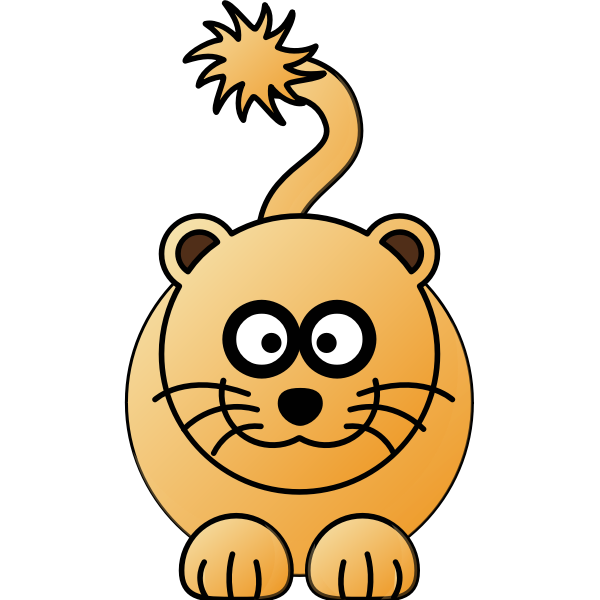 SVG Female lion