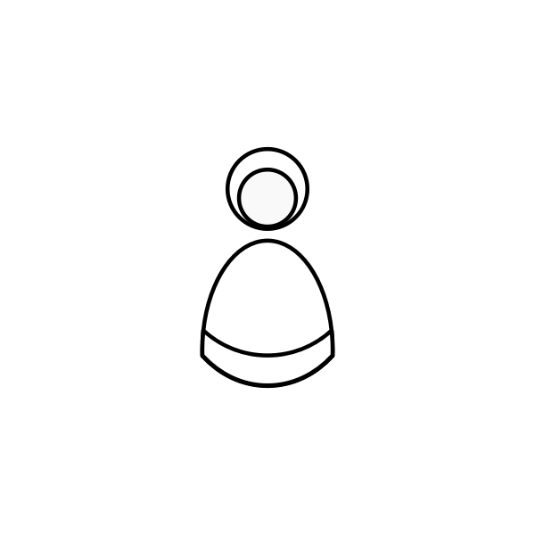 SVG Female Muslim Pilgrim