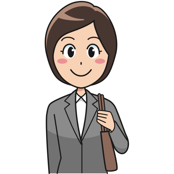 SVG Female office lady