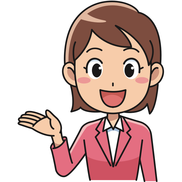 SVG Female office worker vector illustration
