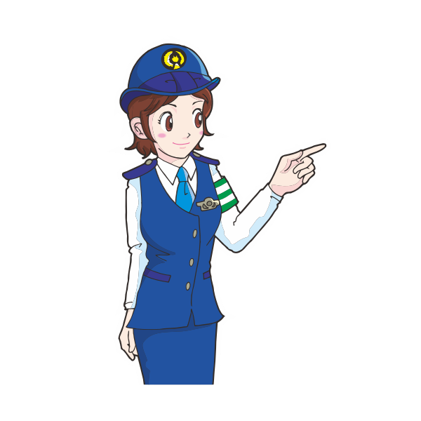 SVG Female police officer