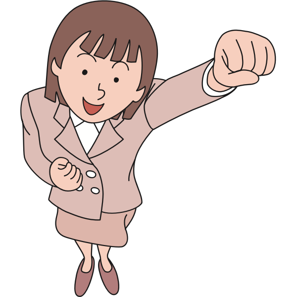 SVG Female power icon