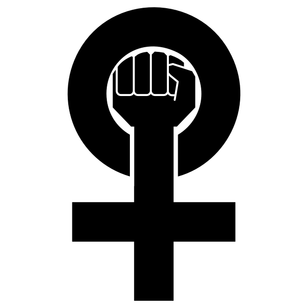 SVG Female power symbol