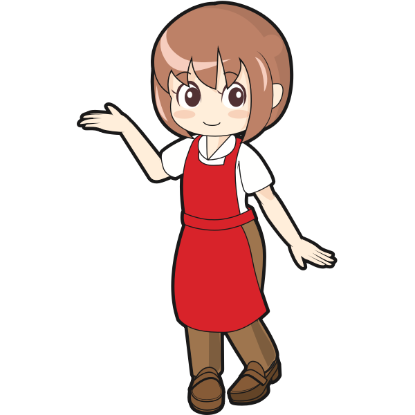 SVG Female Store Clerk
