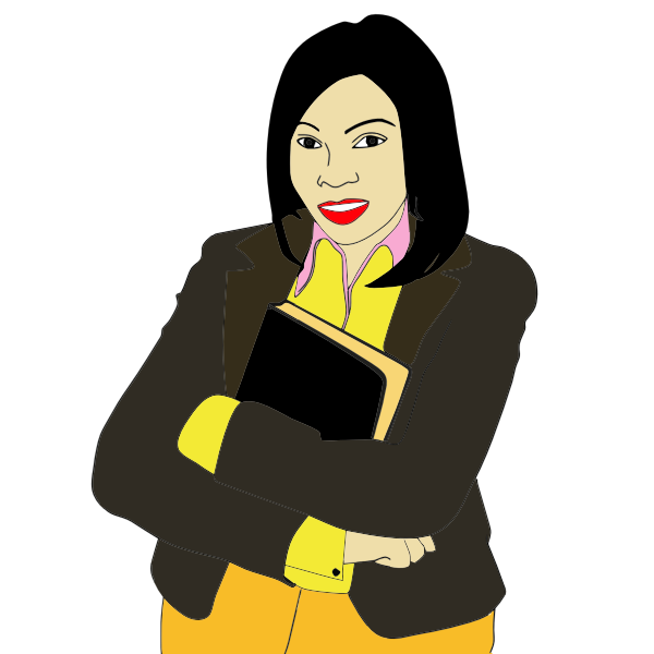 SVG Female student