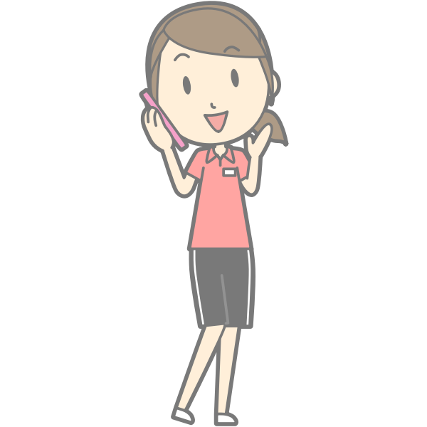 SVG Female using phone