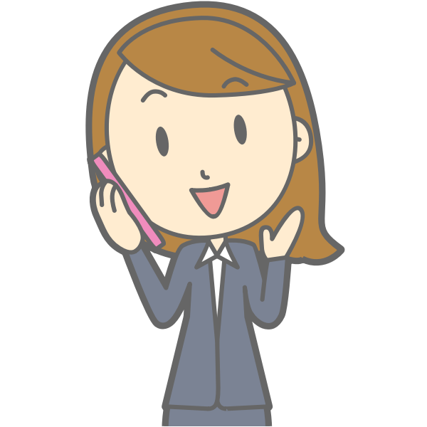 SVG Female using smartphone