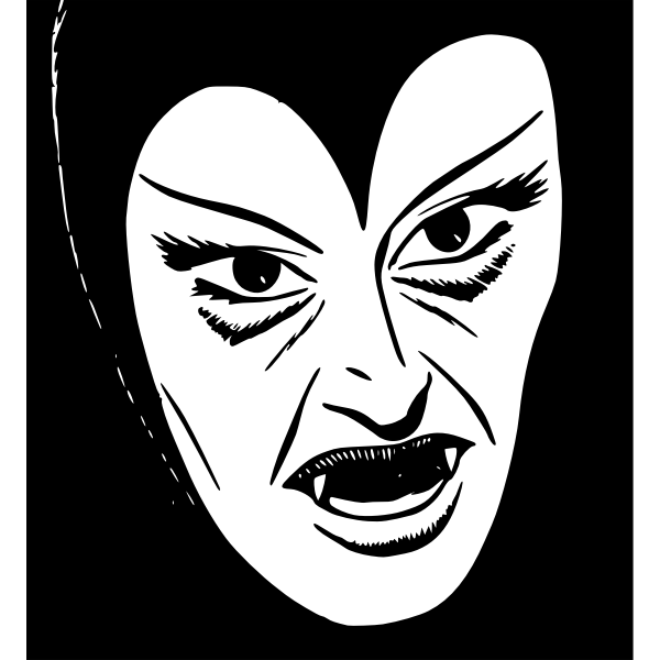 SVG Female vampire