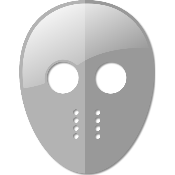 SVG Fencing mask vector image
