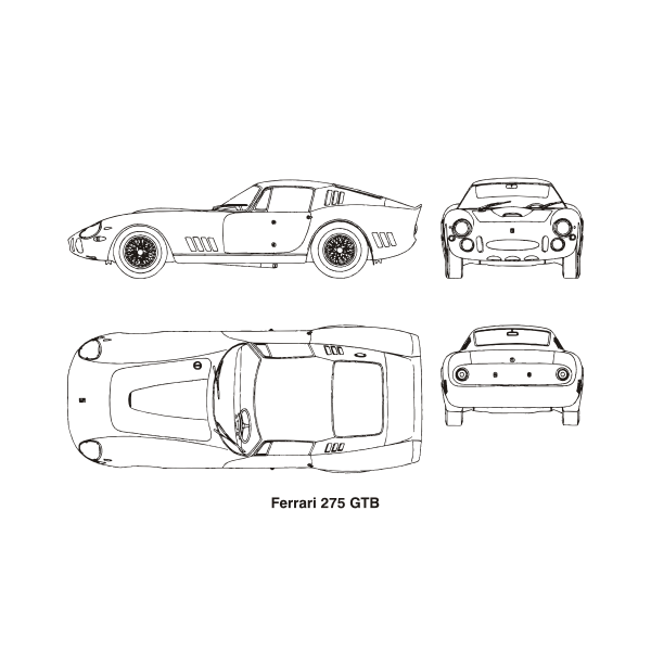 SVG FERRARI 275GTB 1964