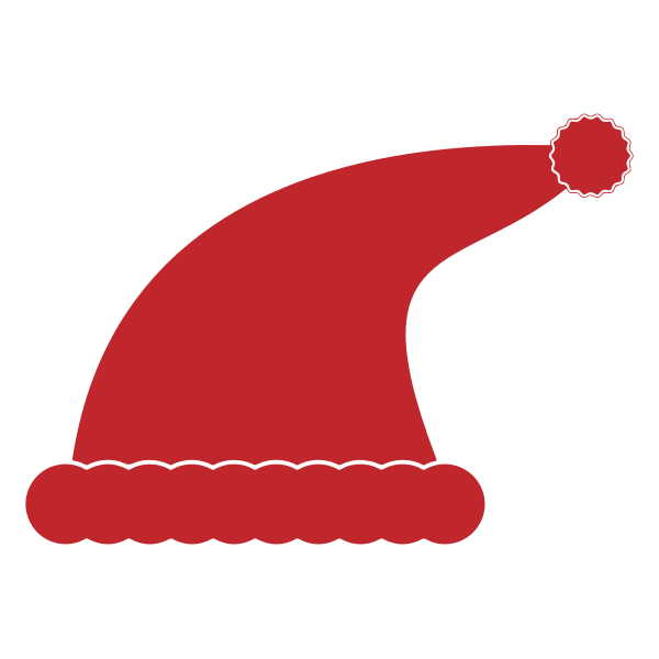 SVG Festive red hat