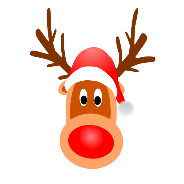 SVG Festive reindeer