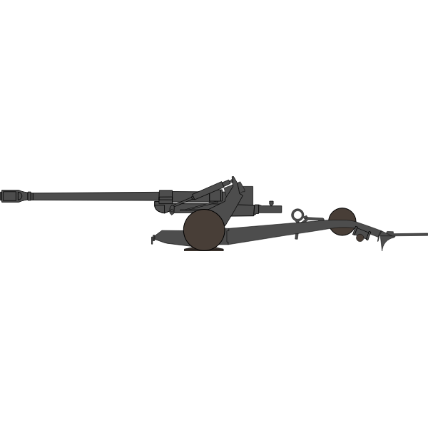 SVG FH70 155mm cannon illustration