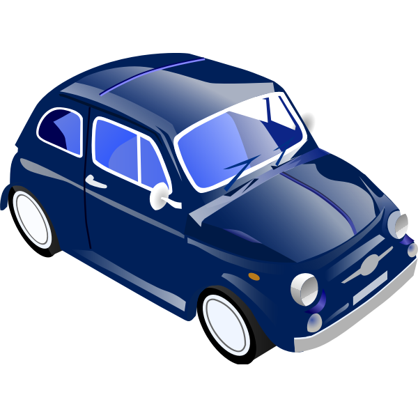 SVG Fiat 500 vector graphics