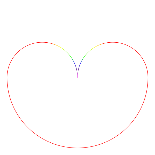 SVG Fibonacci Heart