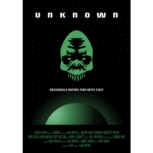 SVG Fictional movie poster