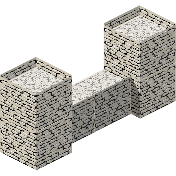 SVG Fictitious Roman wall vector image