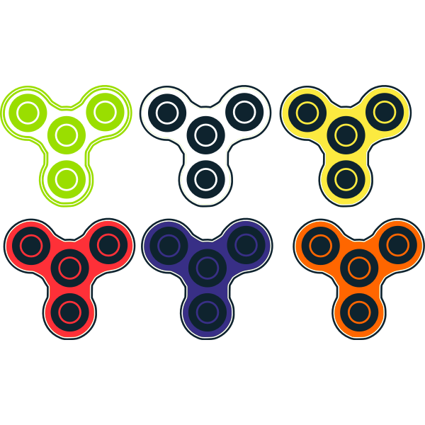 SVG Fidget spinner 2D