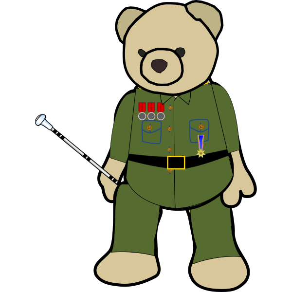 SVG Field marshal Teddy