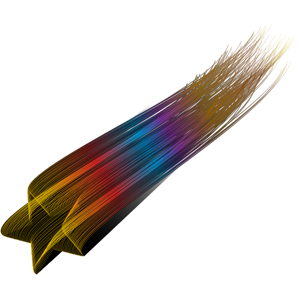 SVG Fiery Falling Star