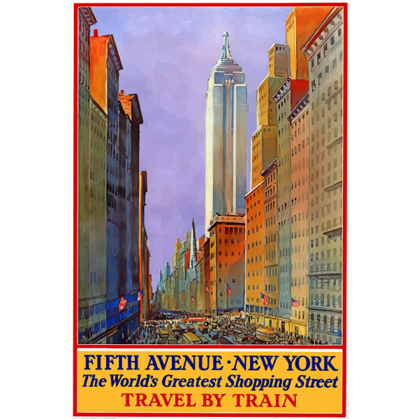 SVG Fifth Avenue Poster