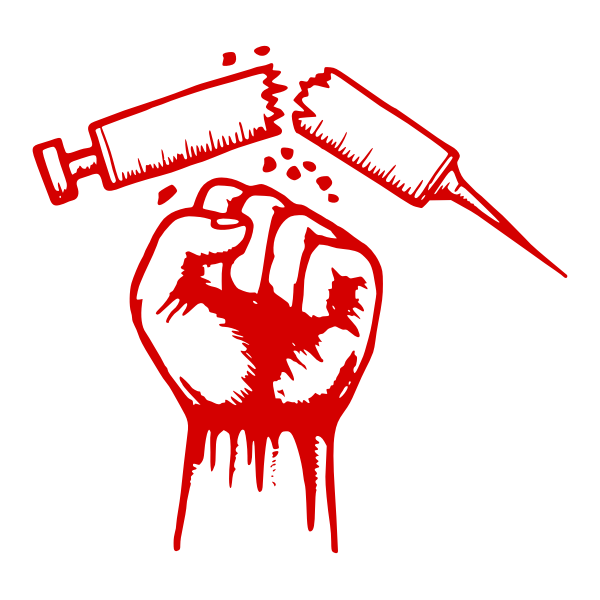 SVG Fight against drugs vector graphics