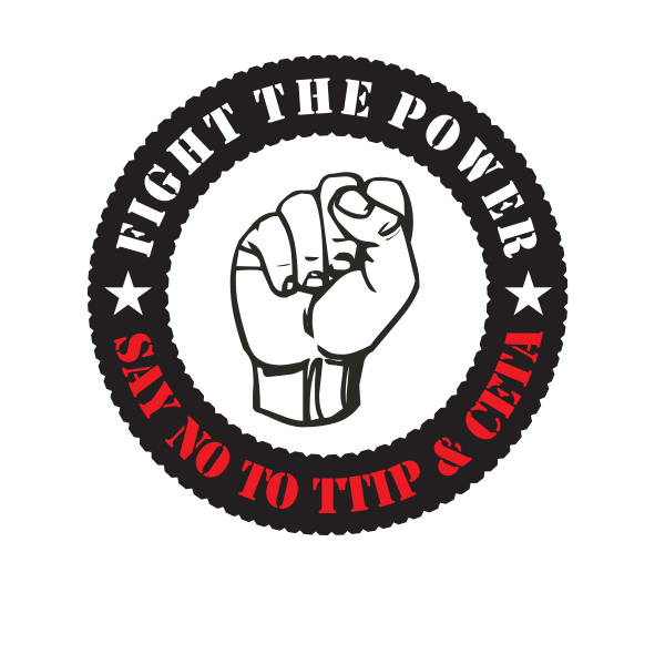 SVG Fight the power sticker
