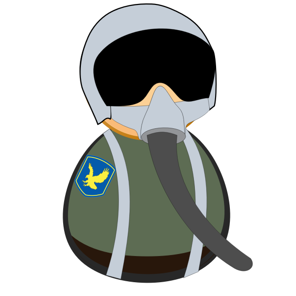 SVG Fighter pilot icon