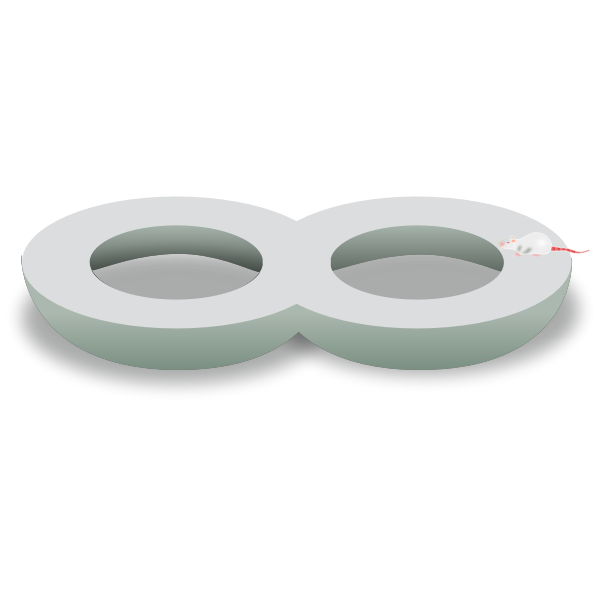 SVG Figure 8 Maze