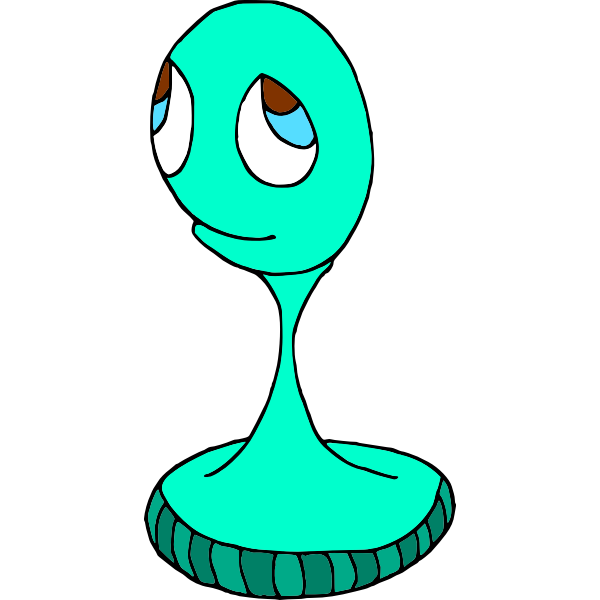 SVG Figurine With Sad Face