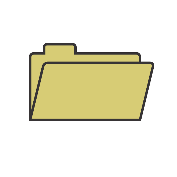 SVG File folder vector illustration