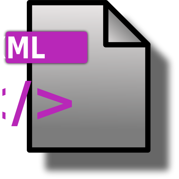 SVG file icon xml