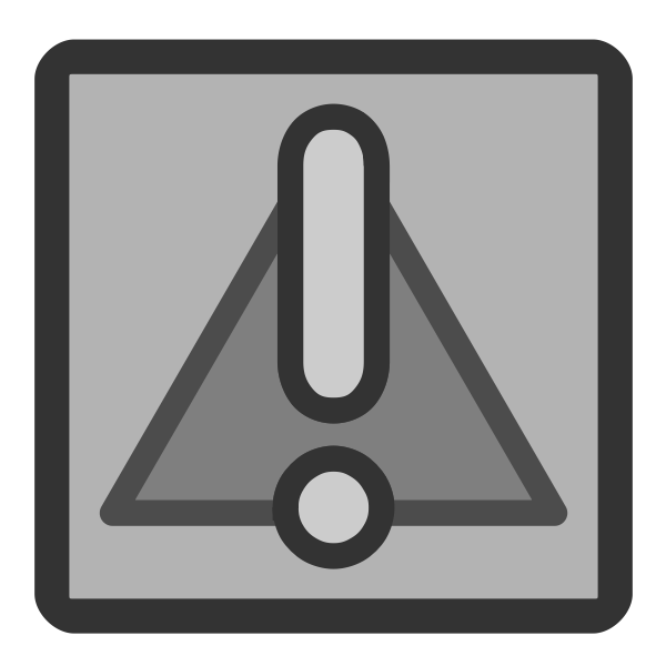 SVG File important icon