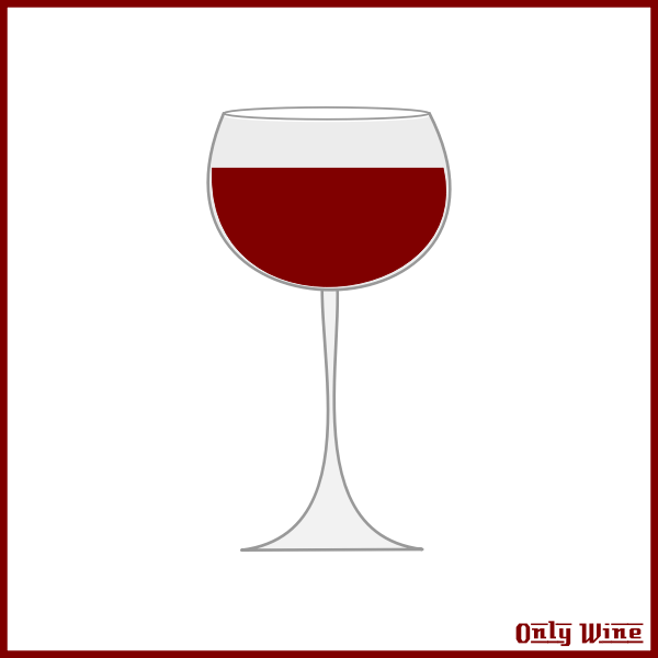 SVG Filled wine glass