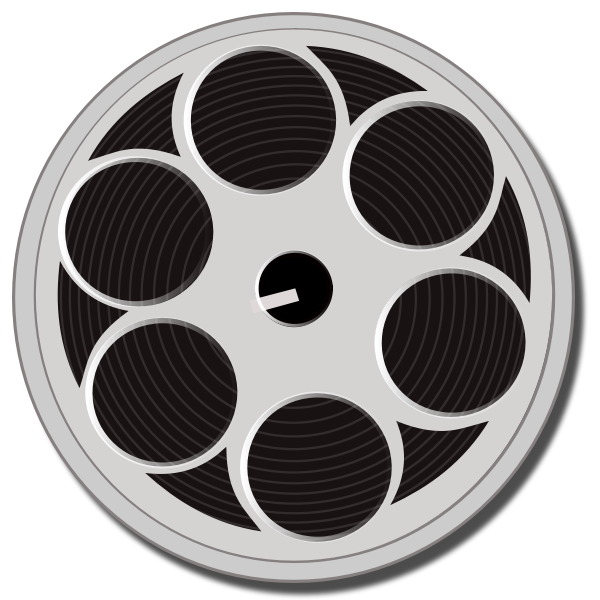 SVG Film reel vector drawing