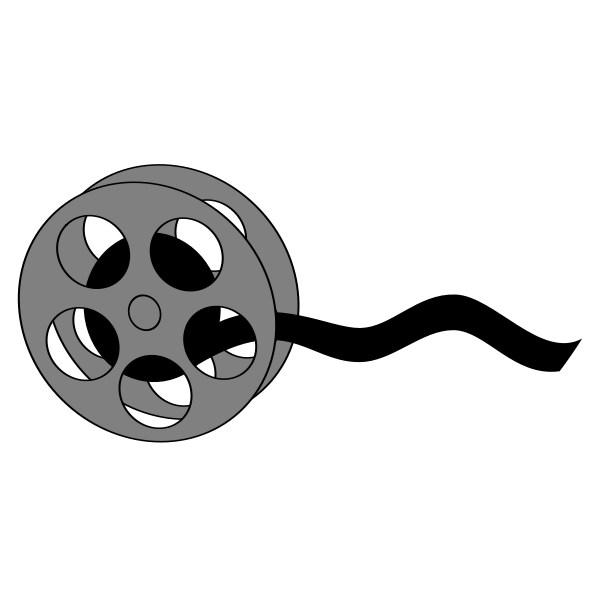 SVG Film reel vector illustrartion
