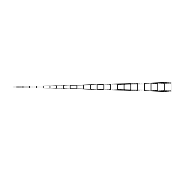 SVG Film strip perspective