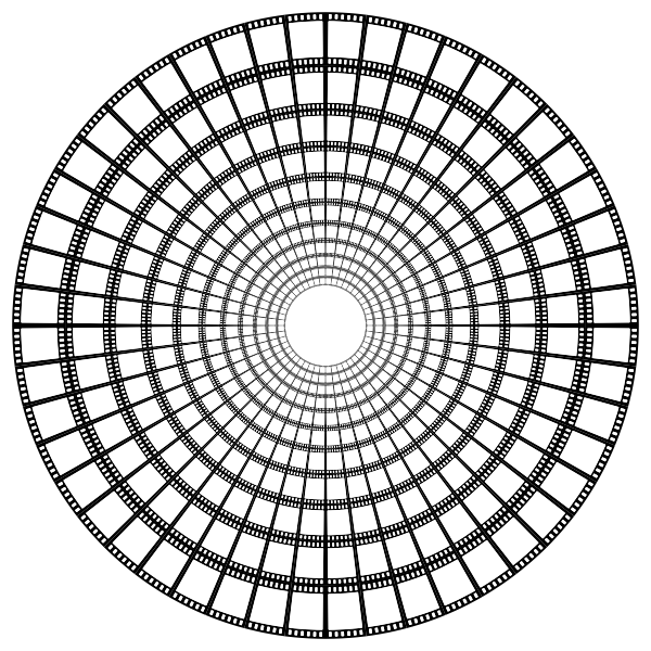 SVG Film strip tunnel