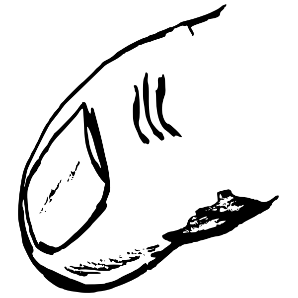 SVG Finger close-up image