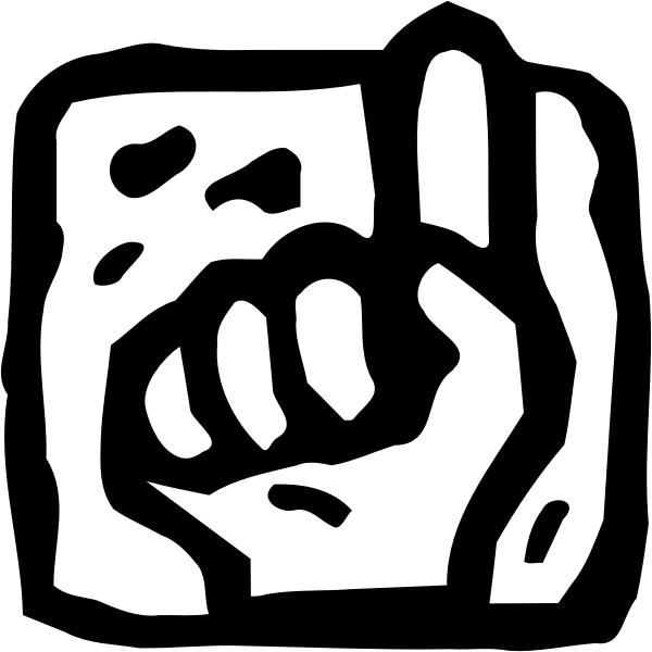 SVG Finger pointed up
