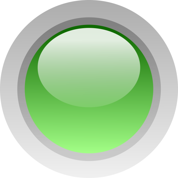 SVG Finger size green button vector clip art