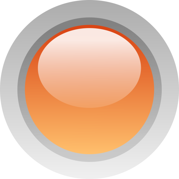 SVG Finger size orange button vector drawing