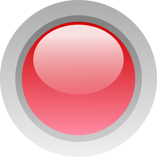 SVG Finger size red button vector image