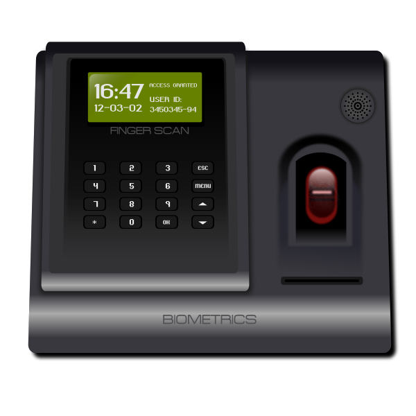 SVG Fingerprint scanner