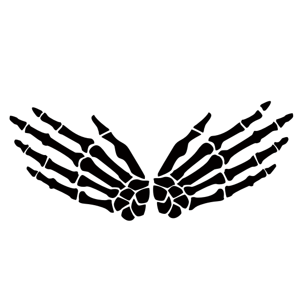 SVG Fingers skeleton