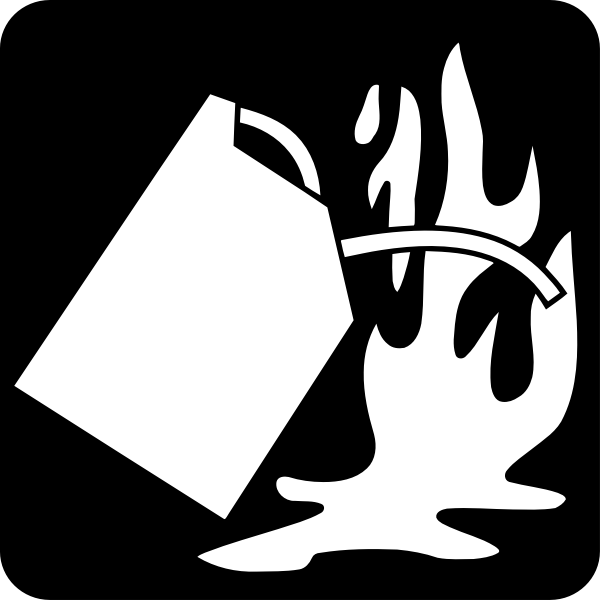 SVG Fire extinguisher pictogram