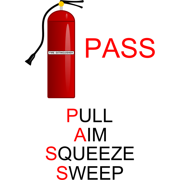SVG Fire Extinguisher Vector