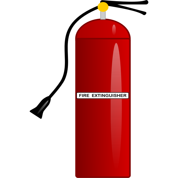 SVG Fire Extinguisher Vector Image
