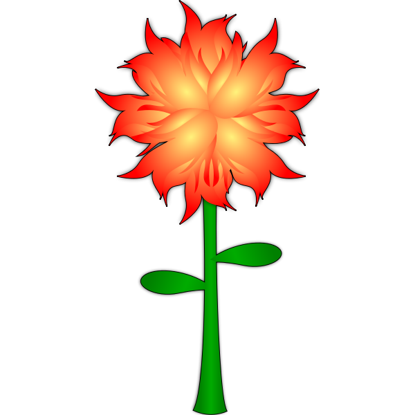 SVG Fire Flower
