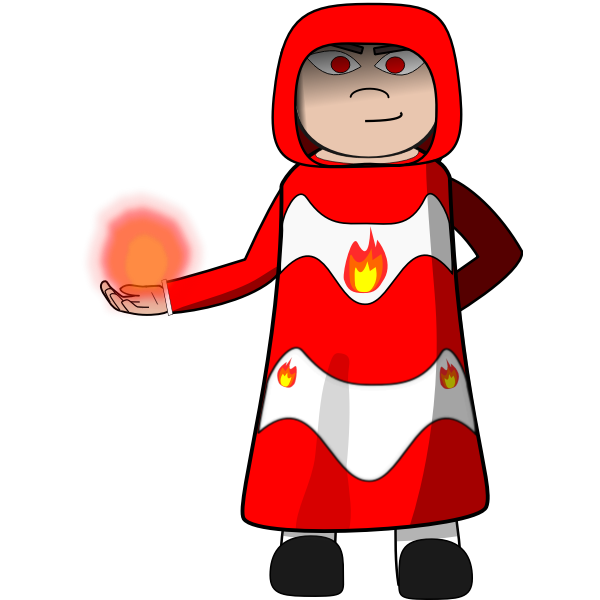 SVG Fire mage image